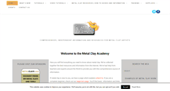 Desktop Screenshot of metalclayacademy.com