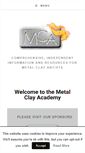 Mobile Screenshot of metalclayacademy.com